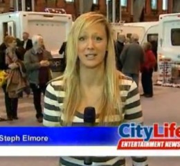 Steph at the Motorhome Show